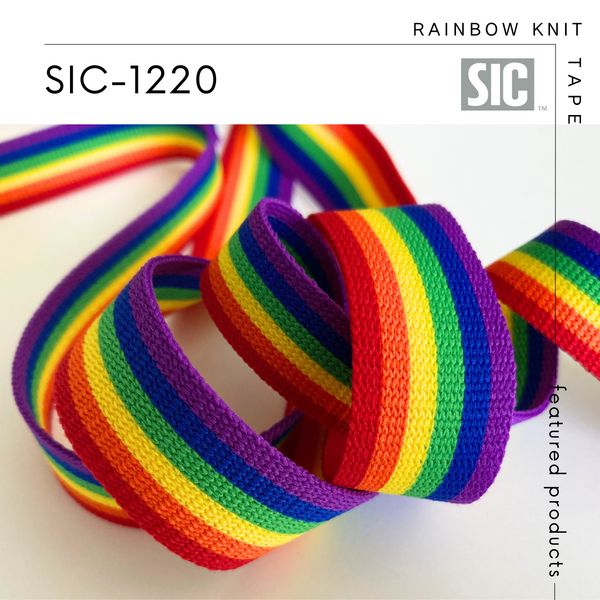 New Item : SIC-1220 / RAINBOW KNIT TAPE