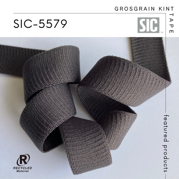 New Item : SIC-5579 / GROSGRAIN KNIT TAPE